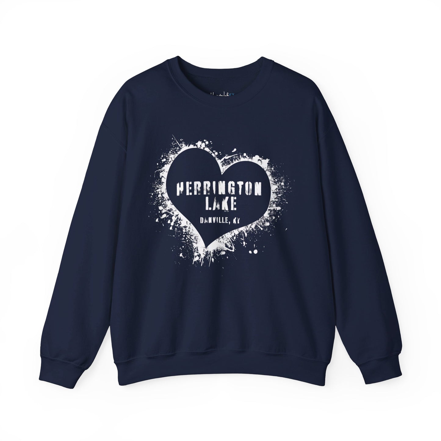 Herrington Lake Heart & Hometown Unisex Heavy Blend™ Crewneck Sweatshirt (Danville, KY)