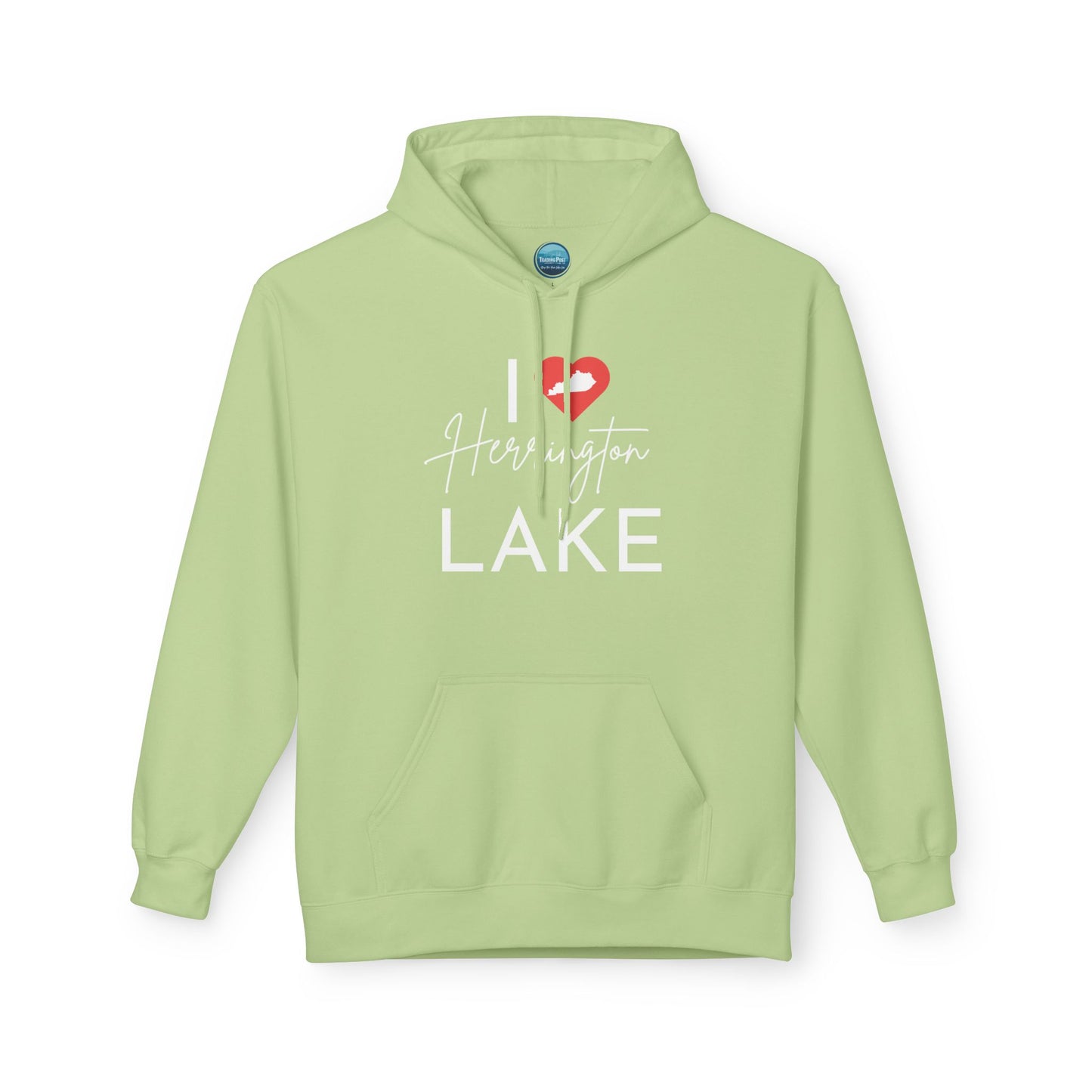 I ❤️ Herrington Lake Unisex Midweight Softstyle Cotton-Faced Fleece Hoodie