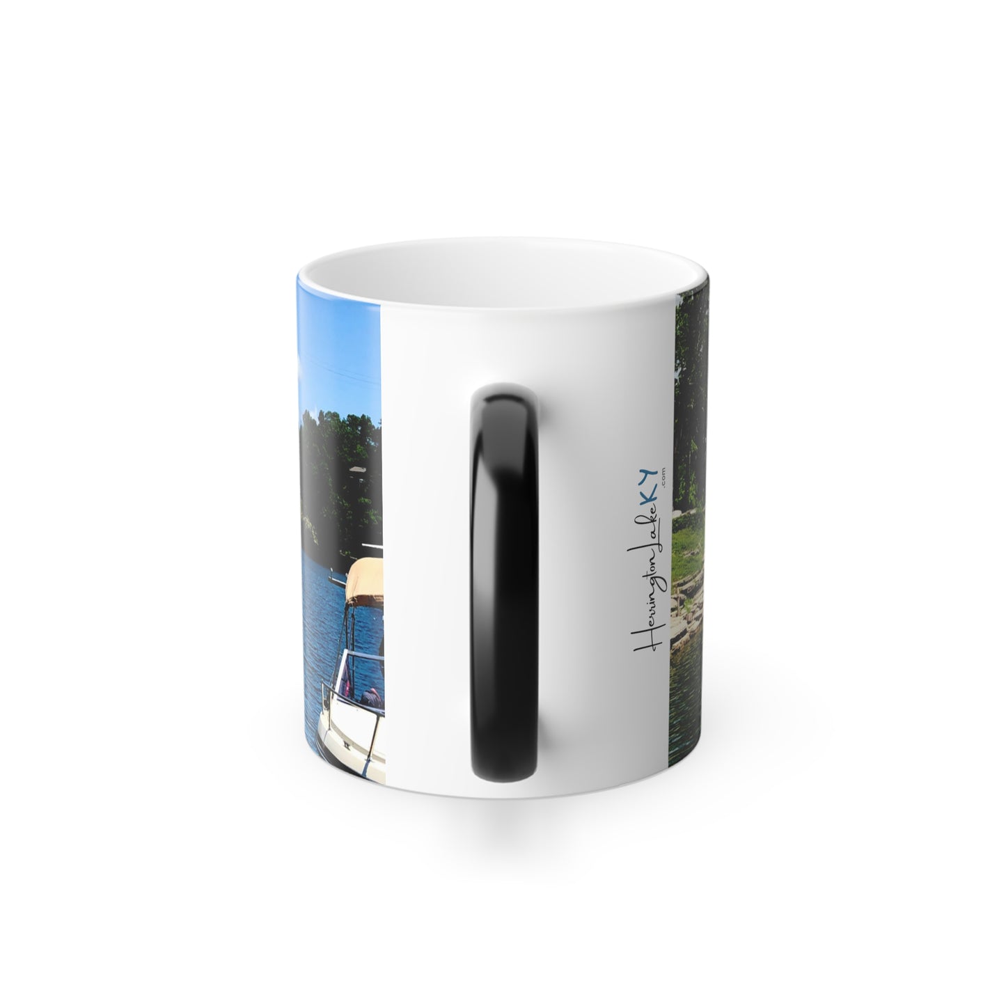 "Welcome to Herrington Lake" Color Morphing Mug, 11oz