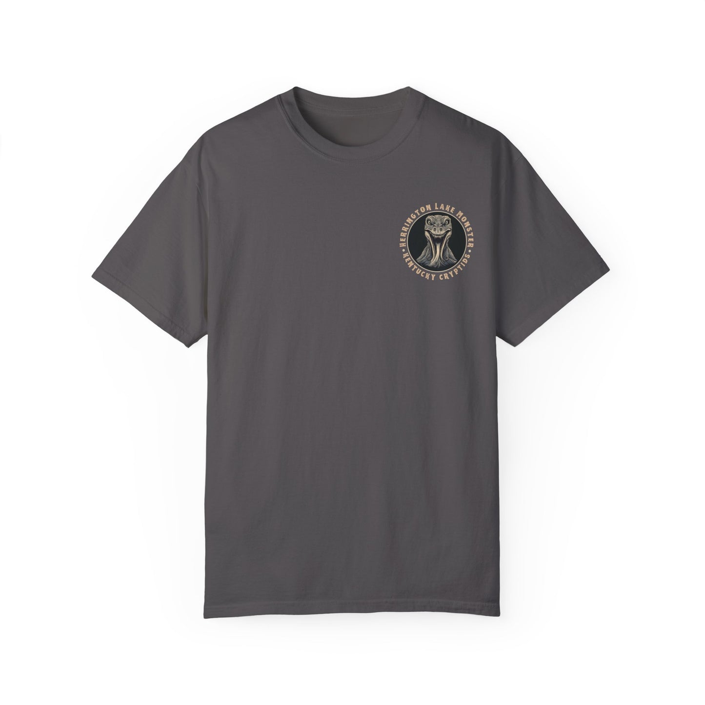 Illustrated Herrington Lake Monster Kentucky Cryptids Double-Sided Premium Garment-Dyed Comfort Colors TShirt