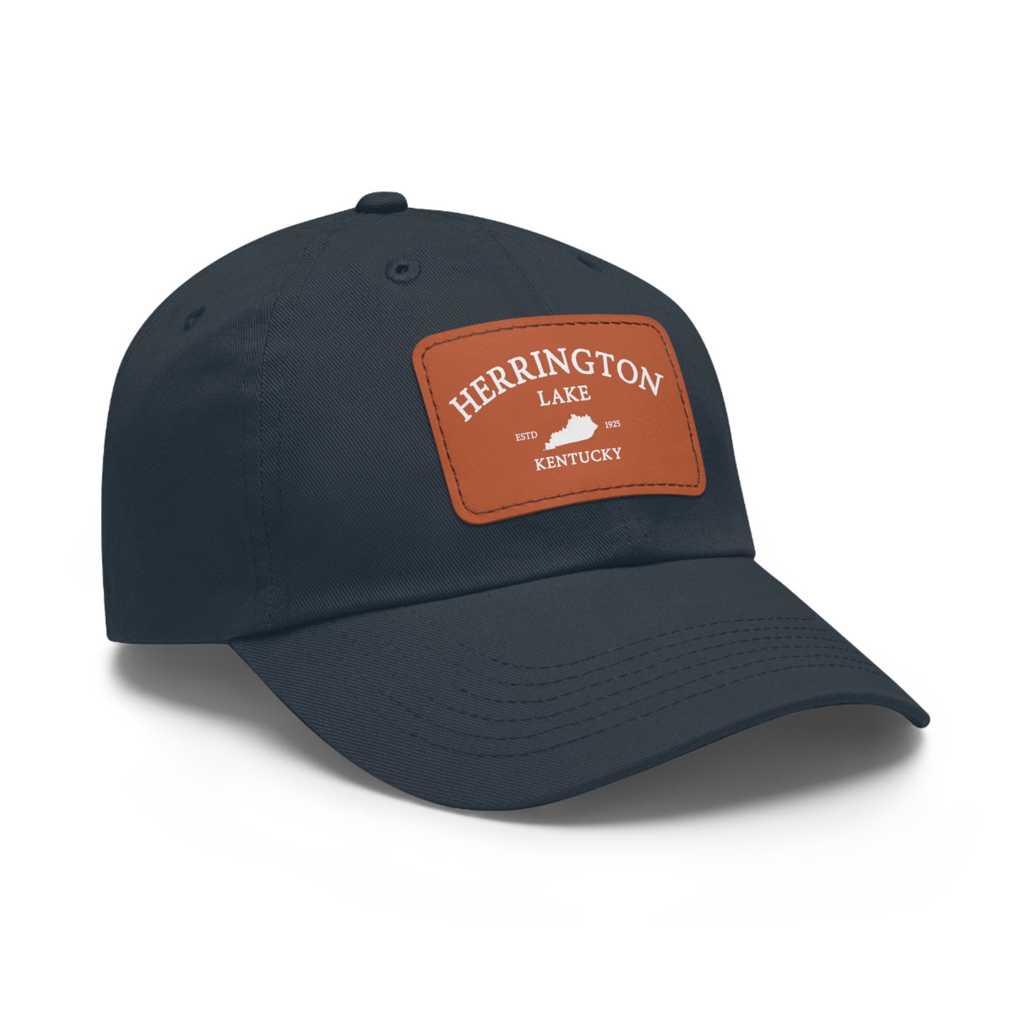 "Simply Herrington" Collection Dad Hat with Leather Patch