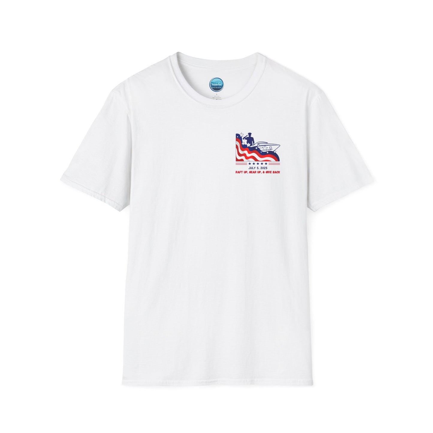 2025 Roger's Raft-Up for Camp Nelson Honor Guard 100% Ringspun Cotton UNISEX Double-Sided Tee