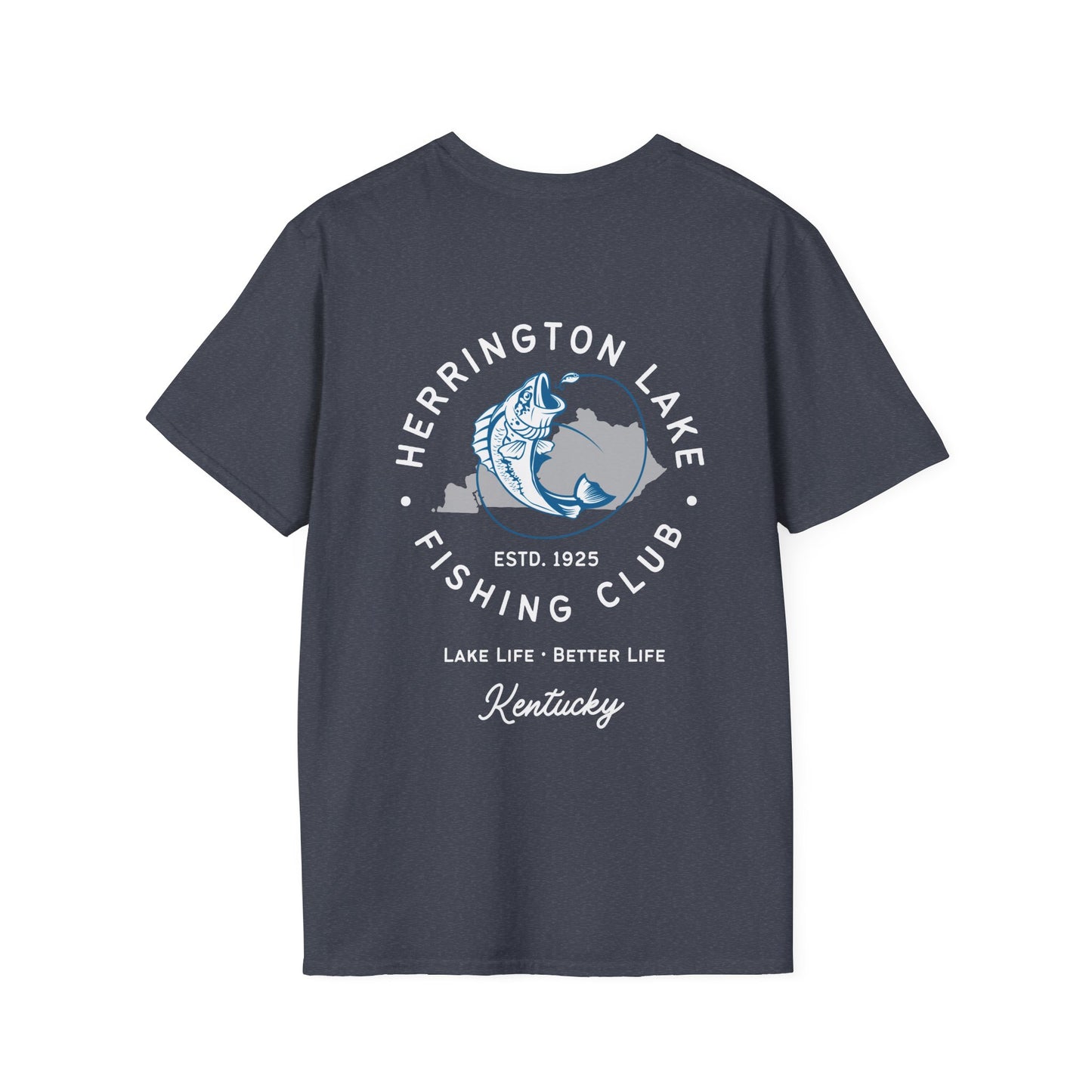 HLKY Fishing Club Soft Ringspun Cotton Double-Sided Tee