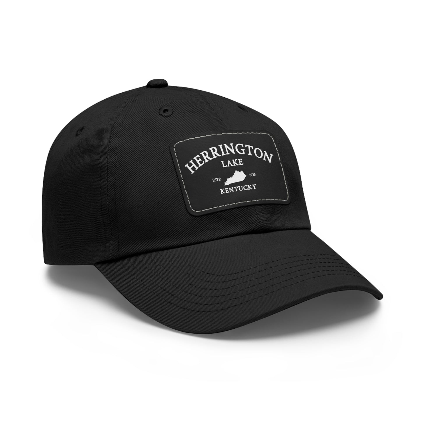 "Simply Herrington" Collection Dad Hat with Leather Patch
