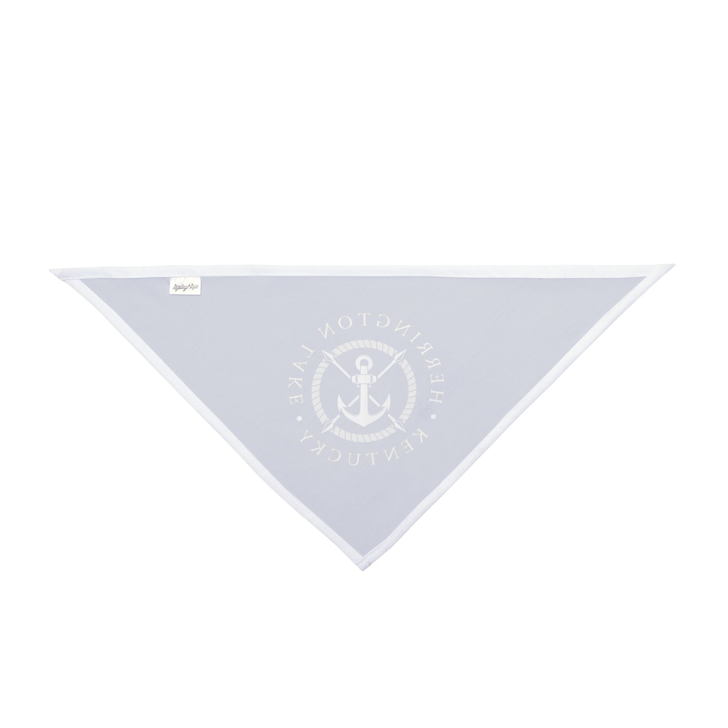 Herrington Lake Nautical Pet Bandana, Blue