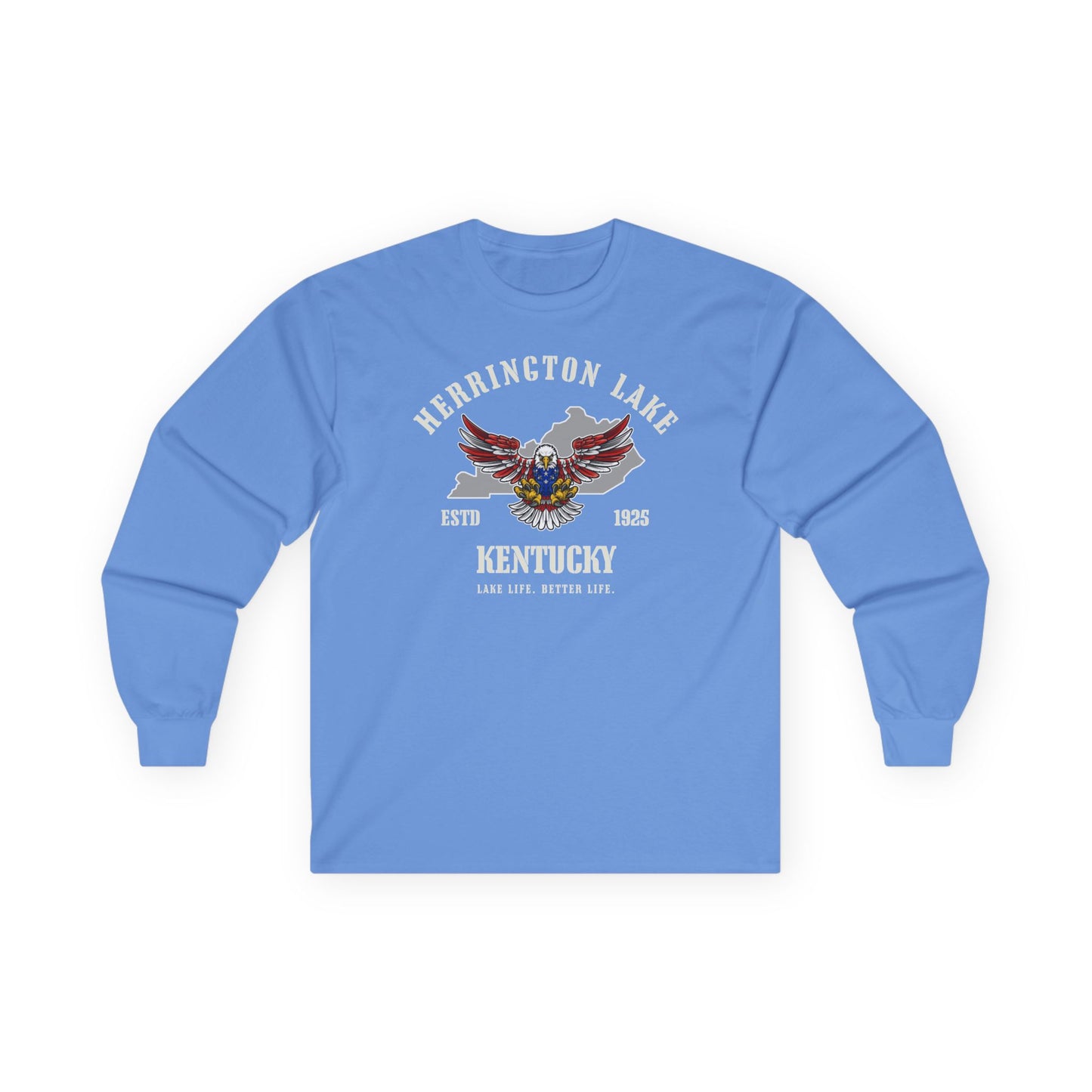 "Screaming Eagle" Herrington Lake Patriots Collection Ultra Cotton Long Sleeve Tee