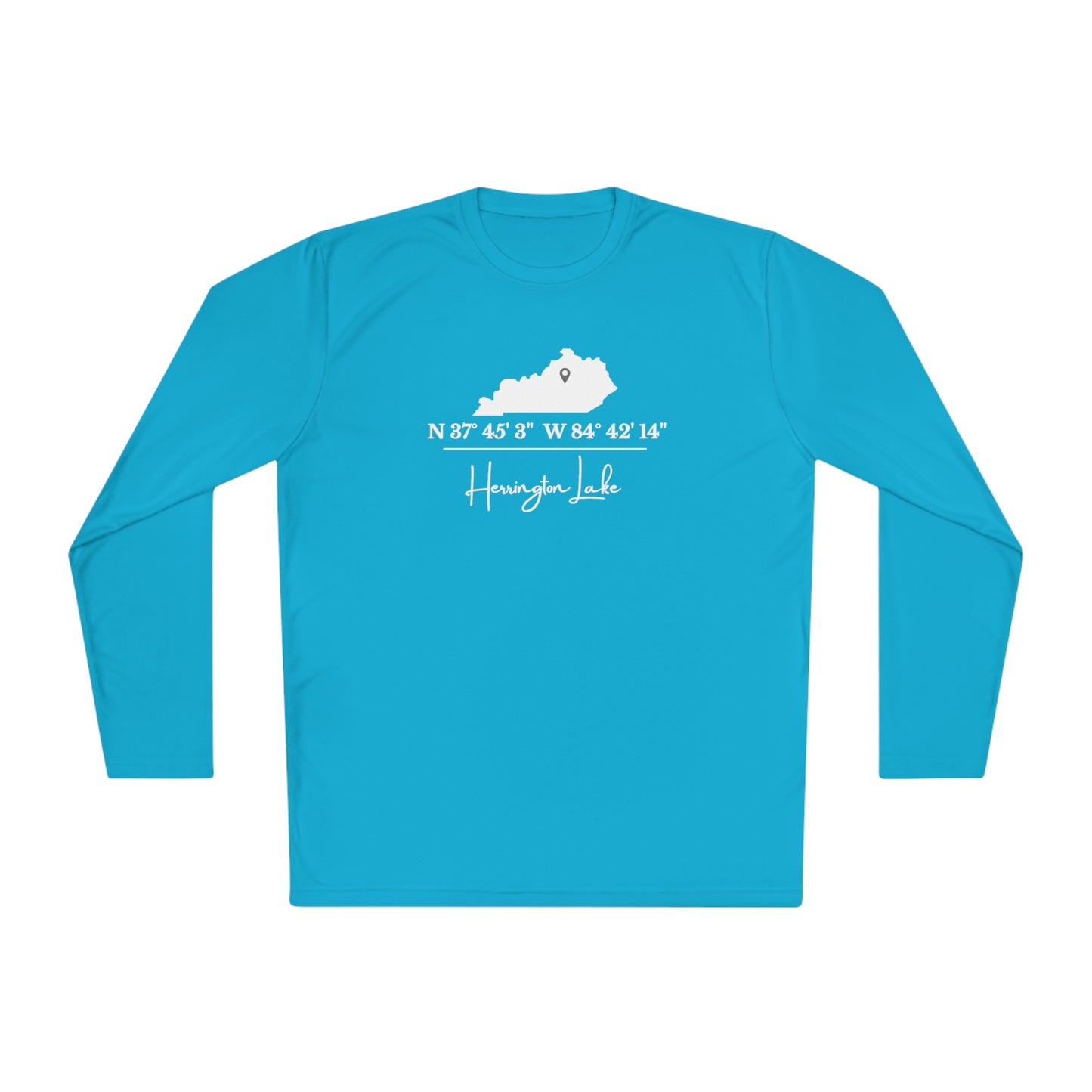Herrington Lake Coordinates Unisex Lightweight 40 UPF Activewear Long Sleeve Tee
