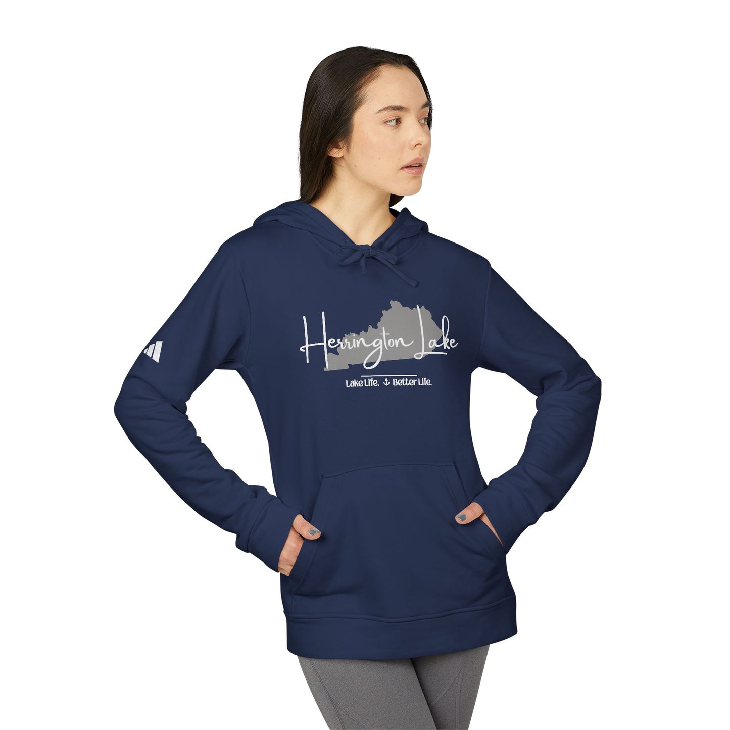 Herrington Lake Signature Collection adidas® Unisex Fleece Hoodie