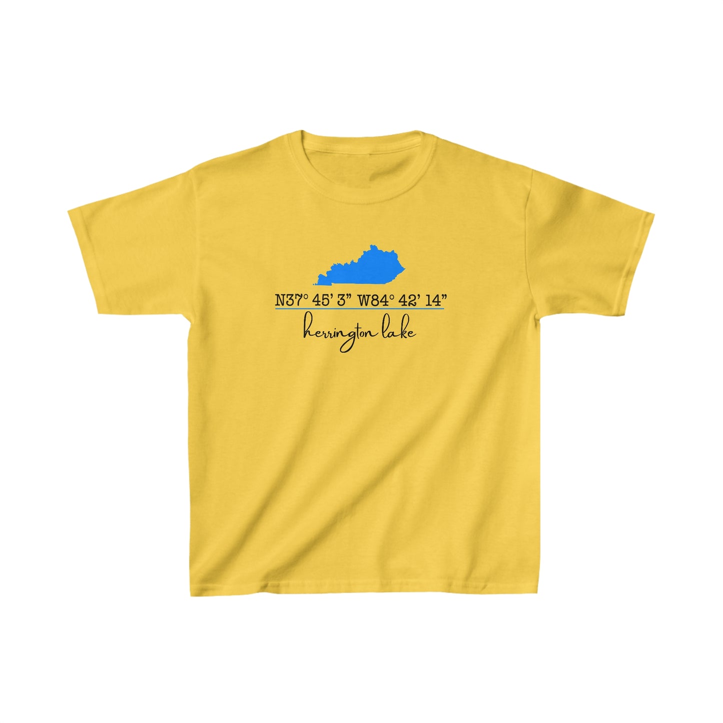 Kids Herrington Lake Coordinates Basic Cotton™ Tee