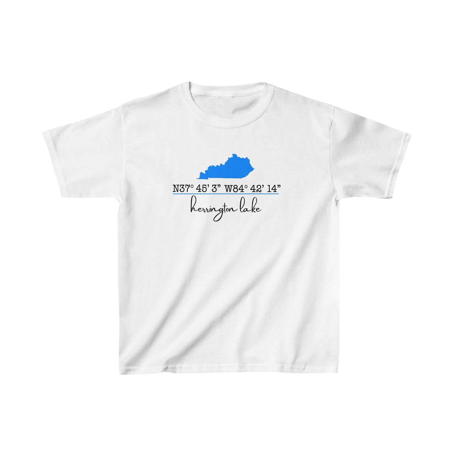 Kids Herrington Lake Coordinates Basic Cotton™ Tee