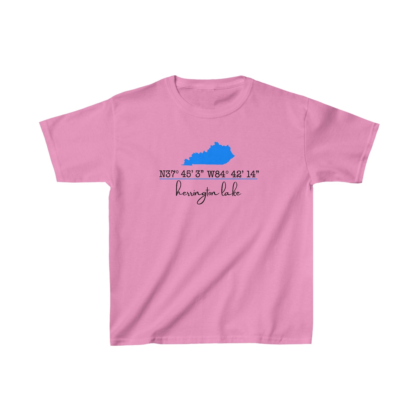 Kids Herrington Lake Coordinates Basic Cotton™ Tee