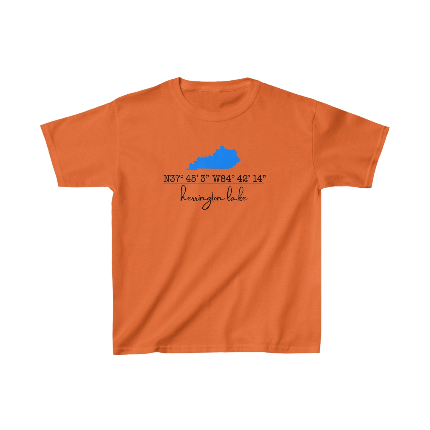 Kids Herrington Lake Coordinates Basic Cotton™ Tee
