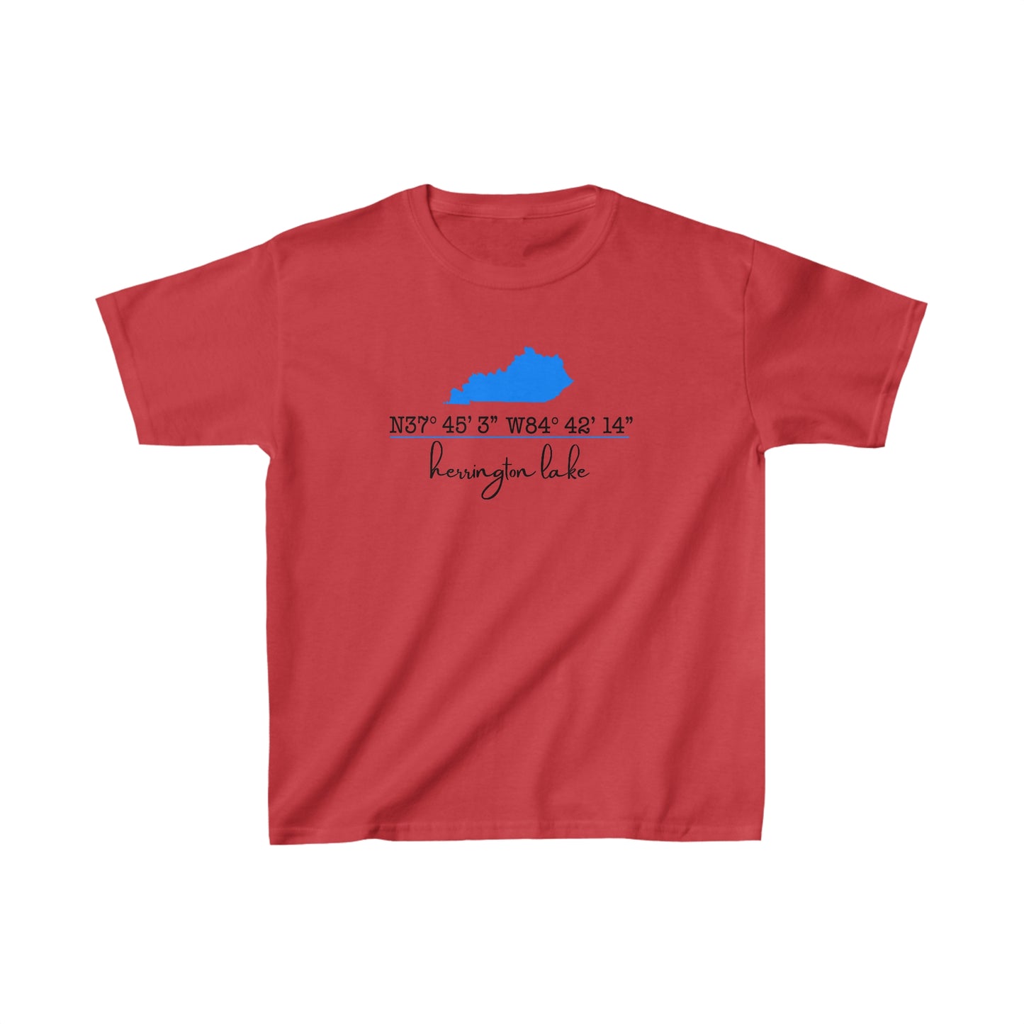 Kids Herrington Lake Coordinates Basic Cotton™ Tee