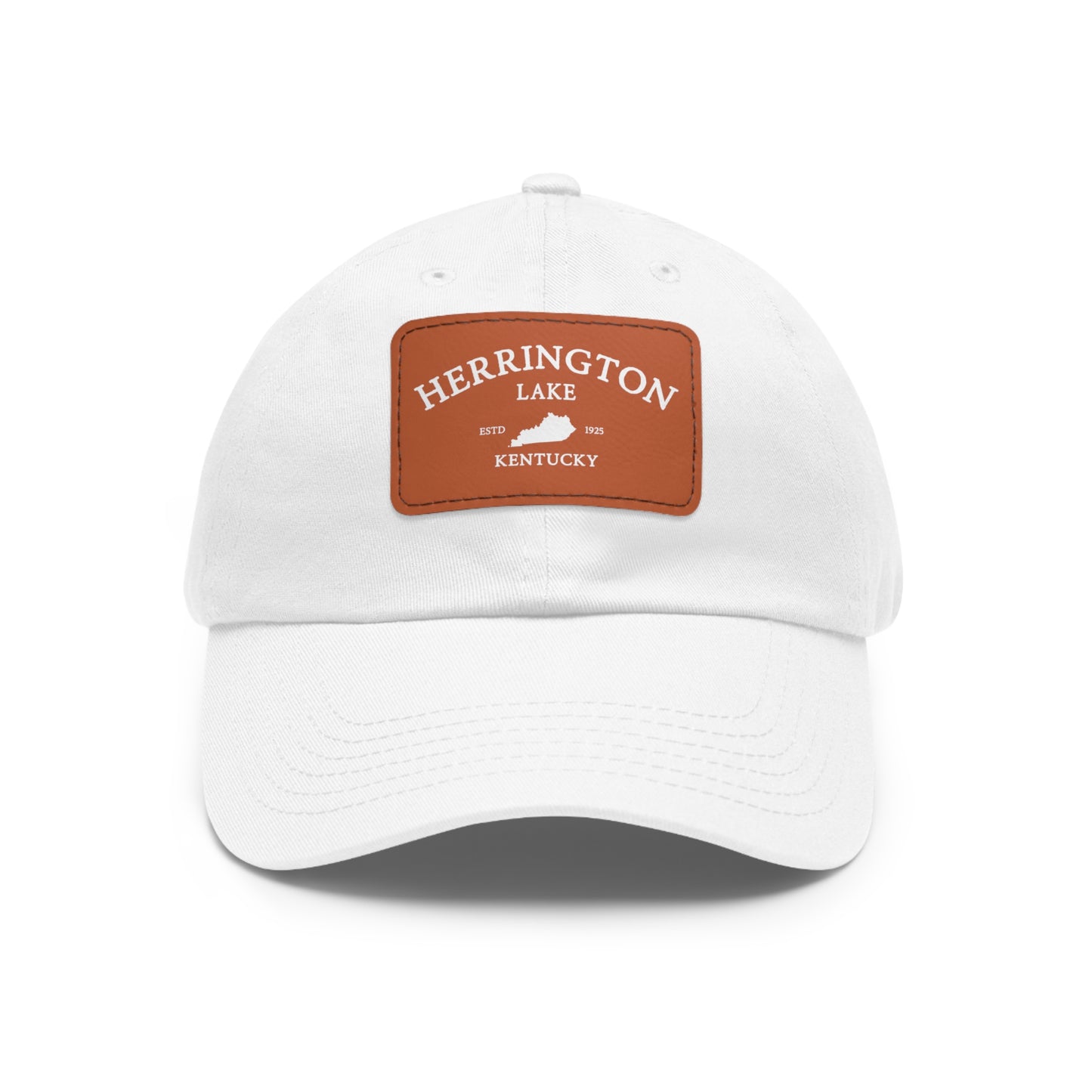 "Simply Herrington" Collection Dad Hat with Leather Patch