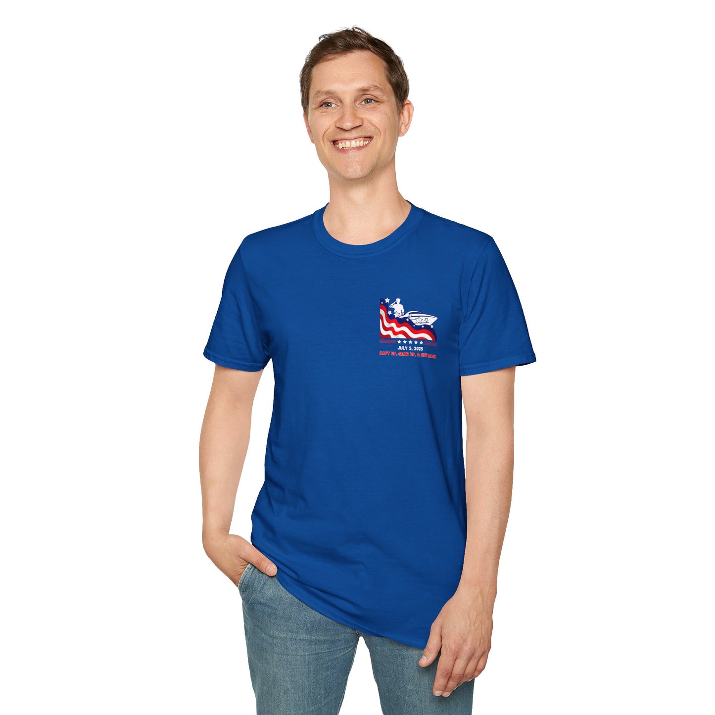 2025 Roger's Raft-Up for Camp Nelson Honor Guard 100% Ringspun Cotton UNISEX Double-Sided Tee