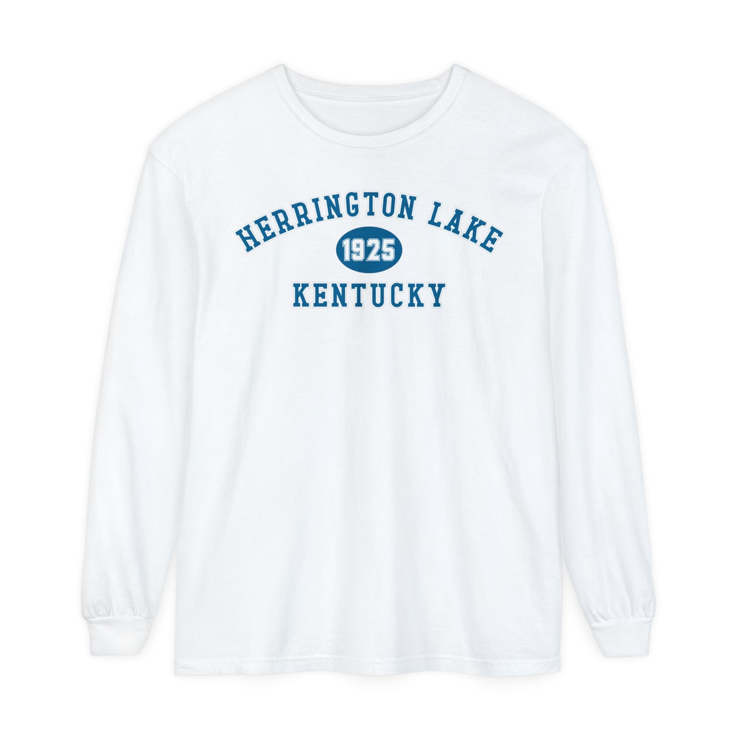 Herrington Lake SPRING PASTEL Collegiate Collection Garment-Dyed Premium Comfort Colors™ Long Sleeve T-Shirt