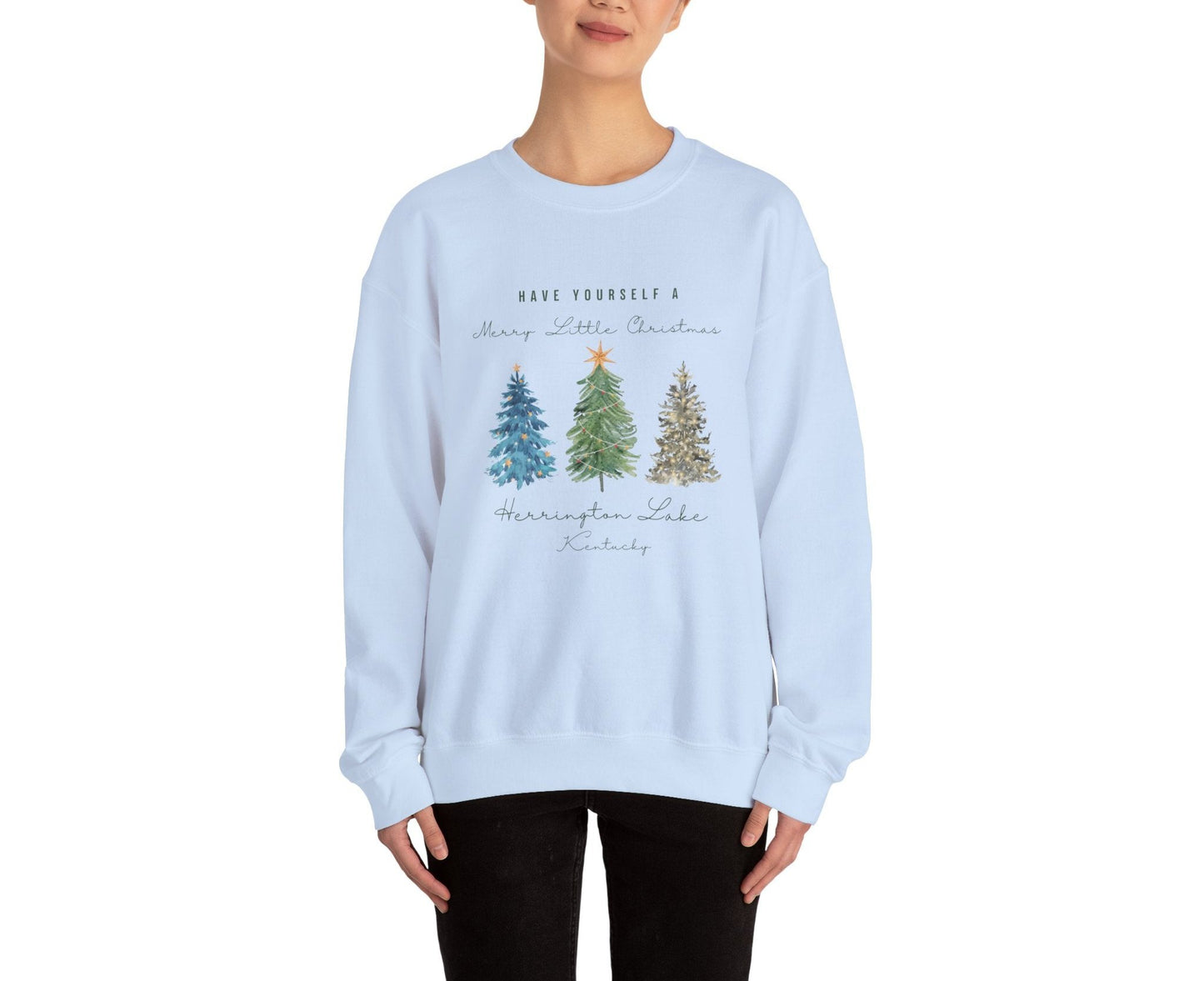 "Have Yourself a Merry Little Christmas" Herrington Lake Heavy Blend™ Crewneck Sweatshirt