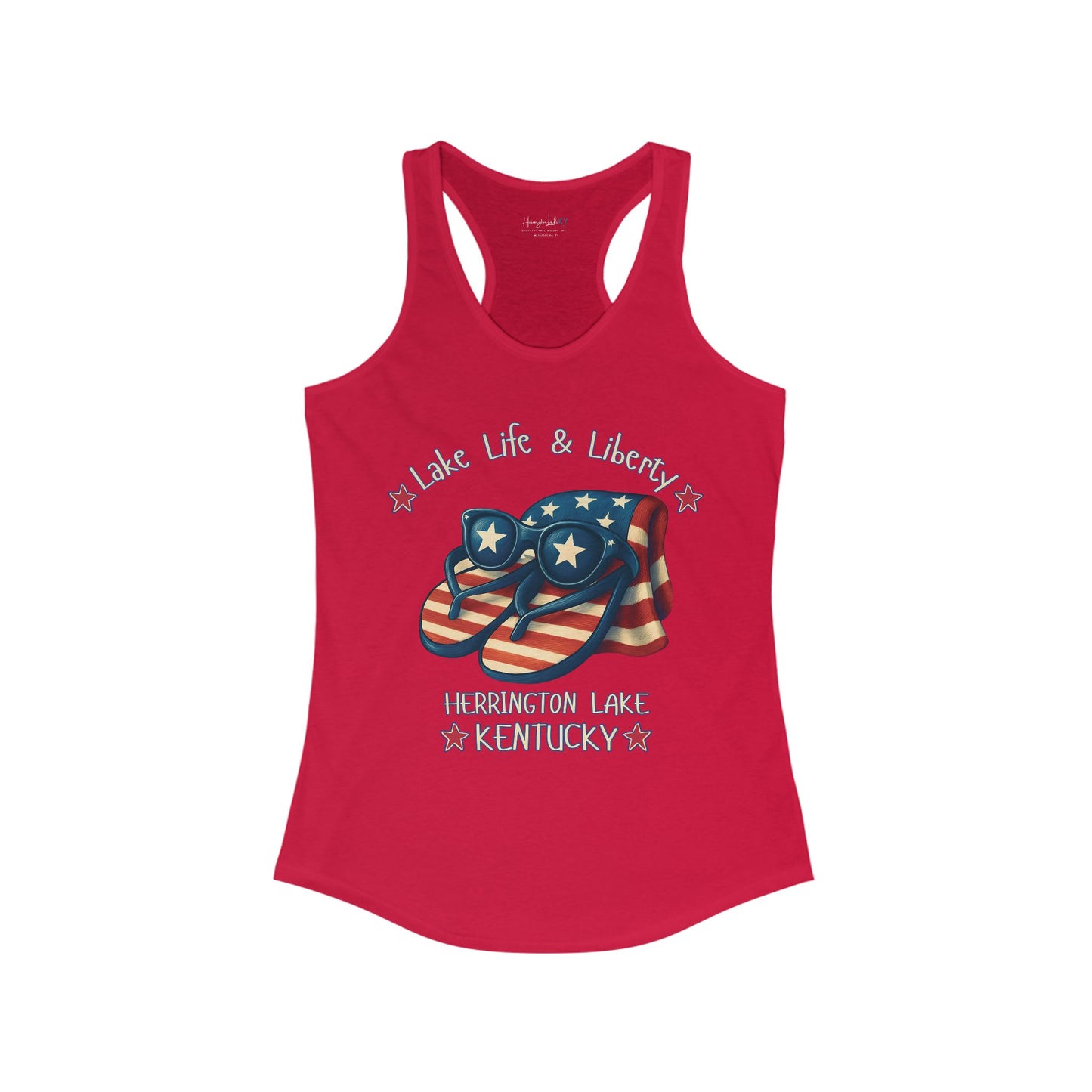 Lake Life & Liberty Lake Patriots Women's Racerback Tank