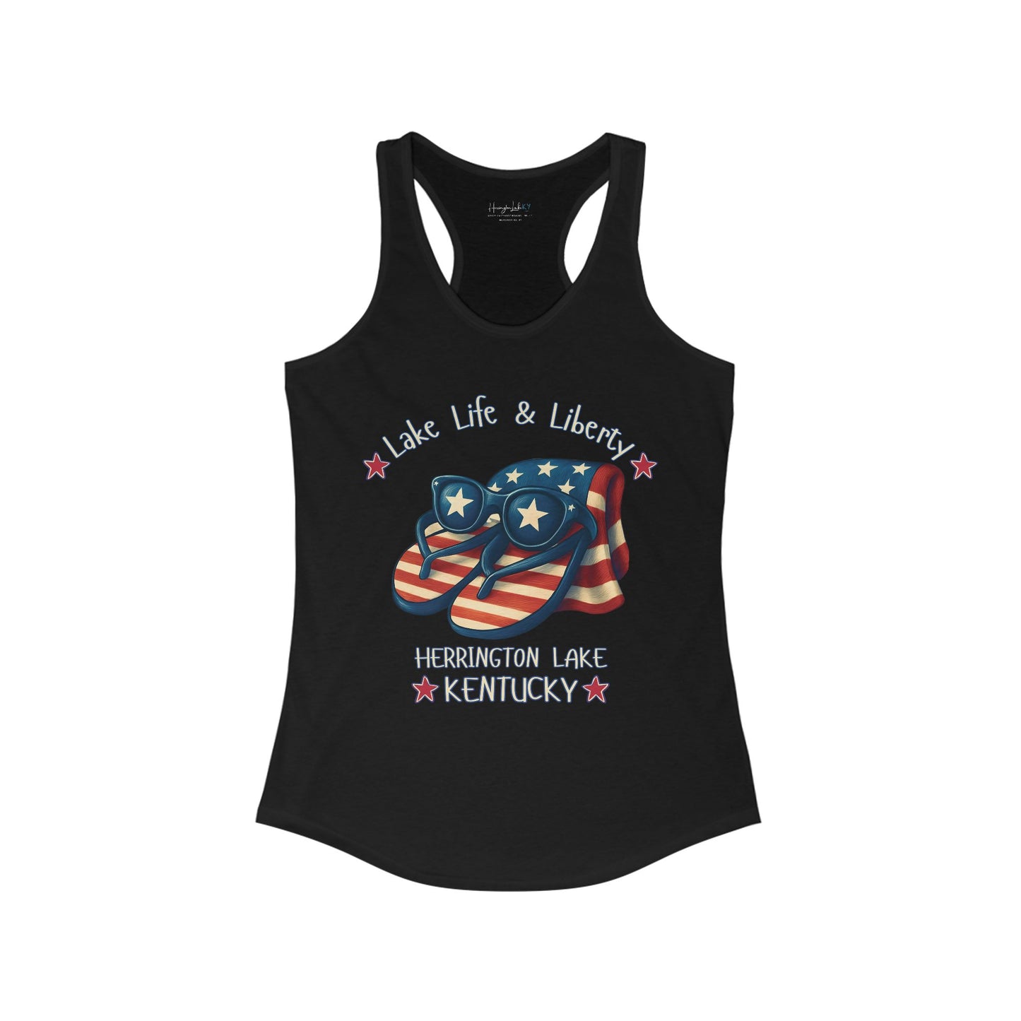 Lake Life & Liberty Lake Patriots Women's Racerback Tank