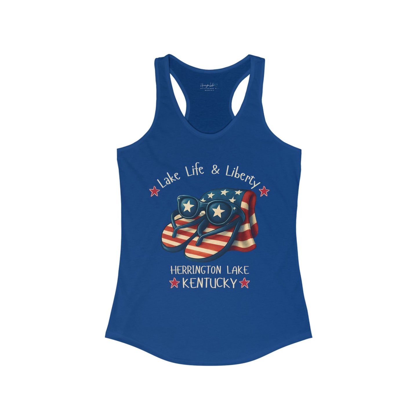 Lake Life & Liberty Lake Patriots Women's Racerback Tank