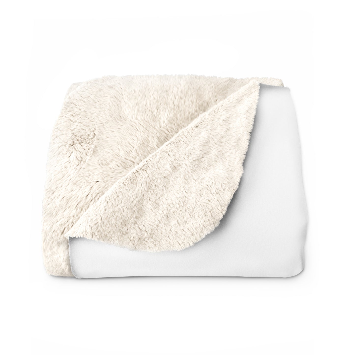 Herrington Lake Signature Collection Sherpa Fleece Blanket (White)