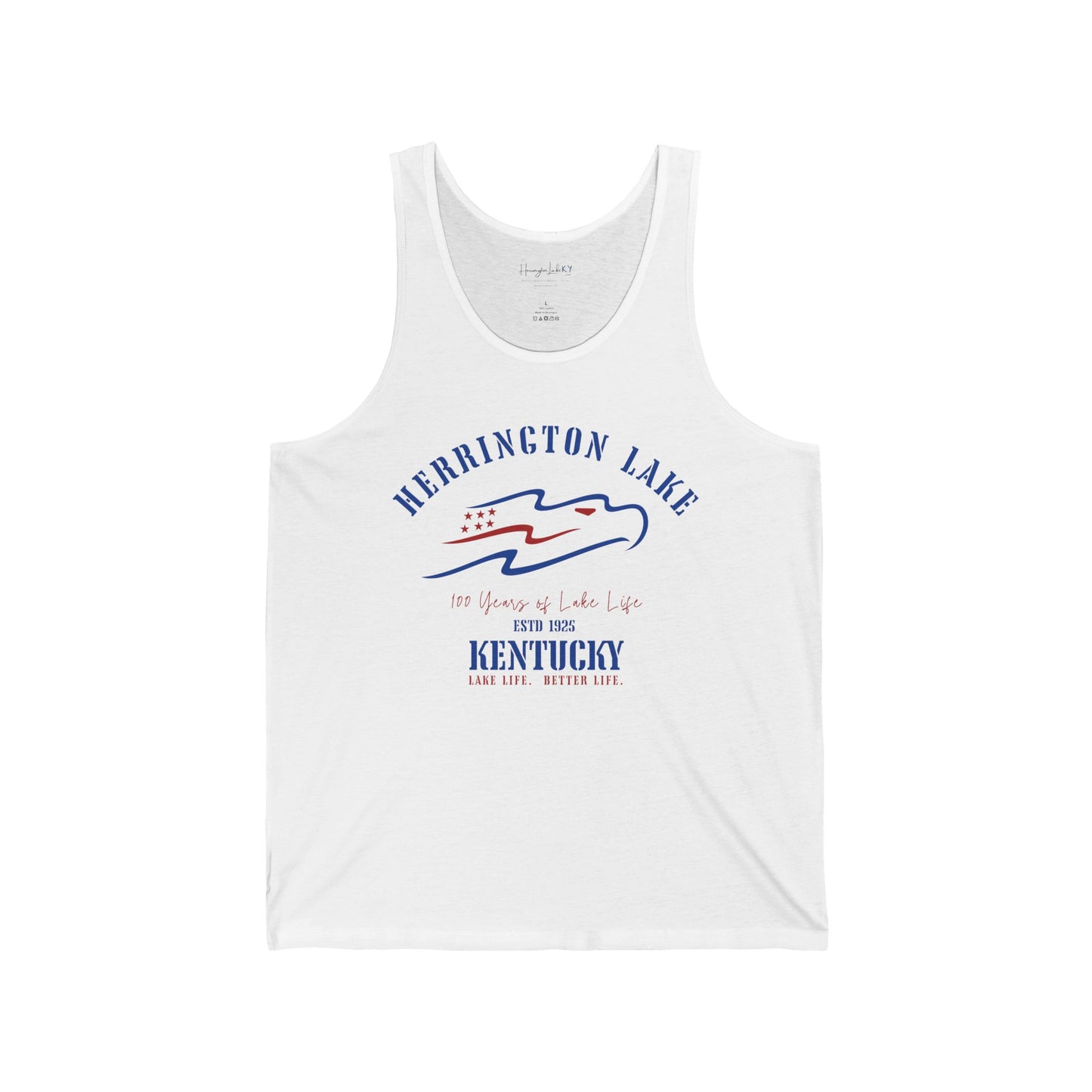 "Heritage Eagle" Herrington Lake Patriots Collection Jersey Knit Cotton Tank
