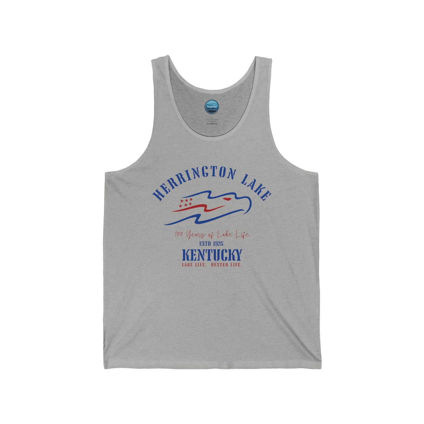 "Heritage Eagle" Herrington Lake Patriots Collection Jersey Knit Cotton Tank