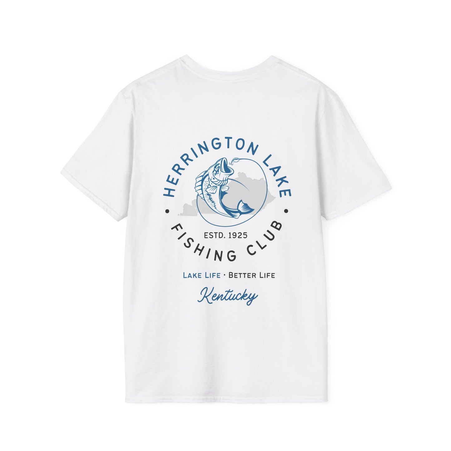 HLKY Fishing Club Soft Ringspun Cotton Double-Sided Tee