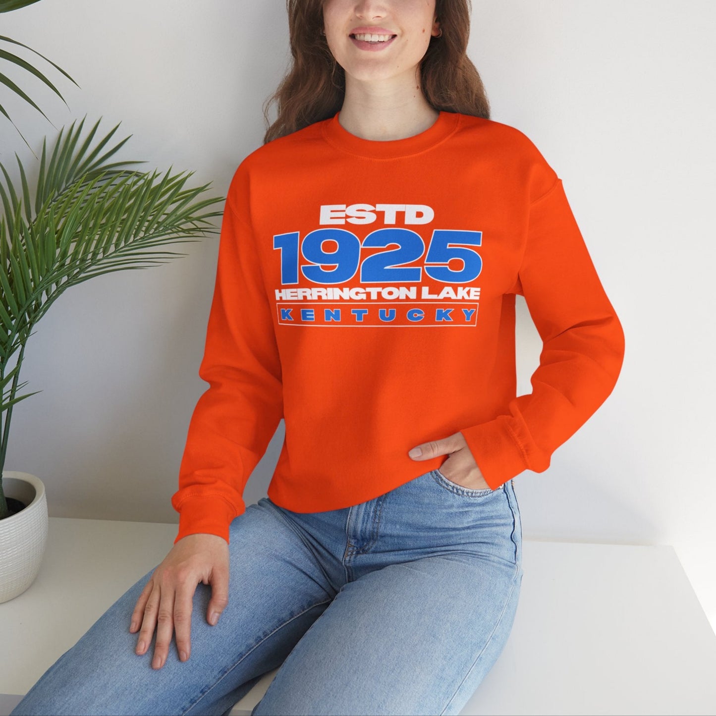 Herrington Lake ESTABLISHED 1925 Collection Unisex Heavy Blend™ Crewneck Sweatshirt