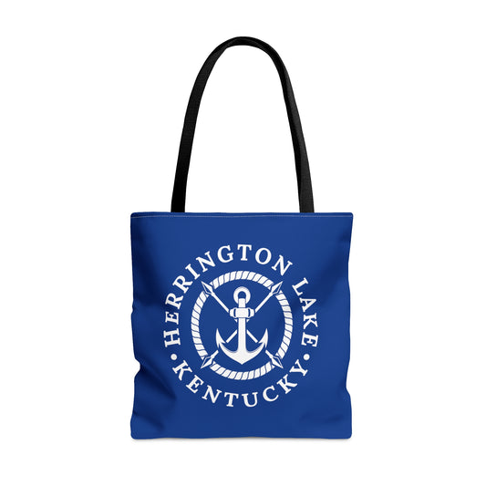 Herrington Lake Anchor Tote Bag (Blue)