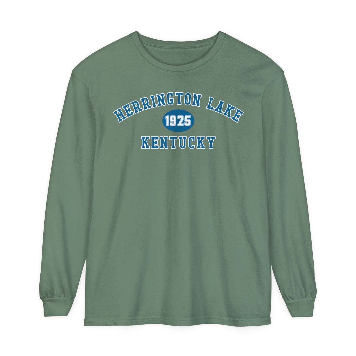 Herrington Lake "Back To School" Collegiate Collection Garment-Dyed Premium Comfort Colors™ Long Sleeve T-Shirt