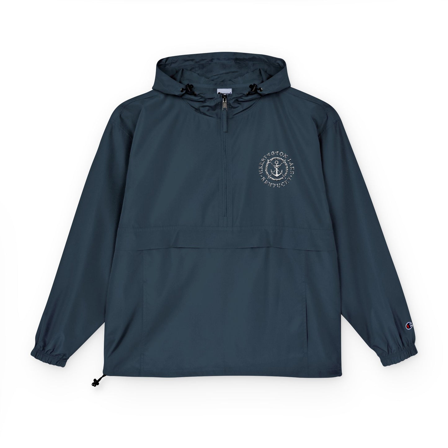Embroidered Nautical Collection Champion® Unisex Packable Anorak Jacket