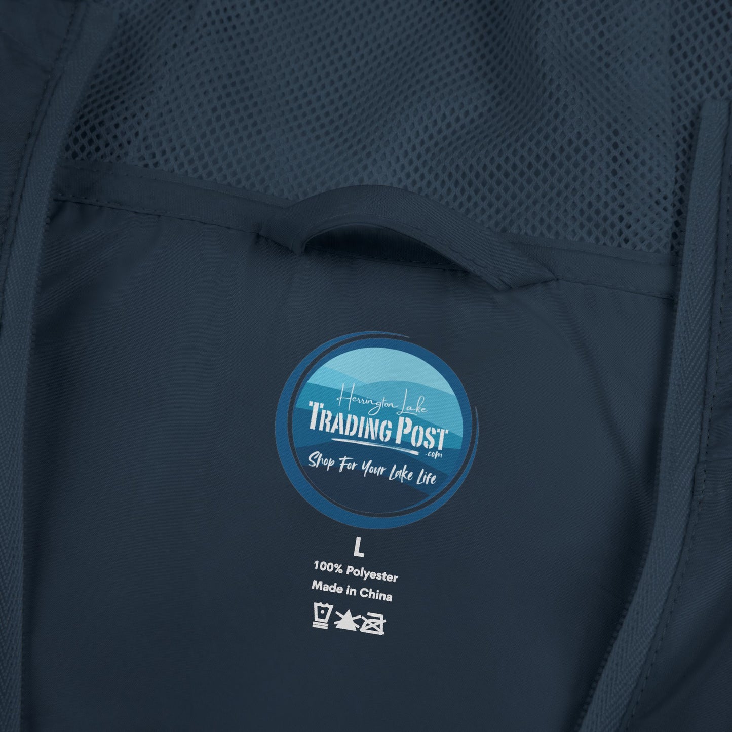 The "Classic" Herrington Lake and County Unisex Full-Zip Windbreaker Jacket