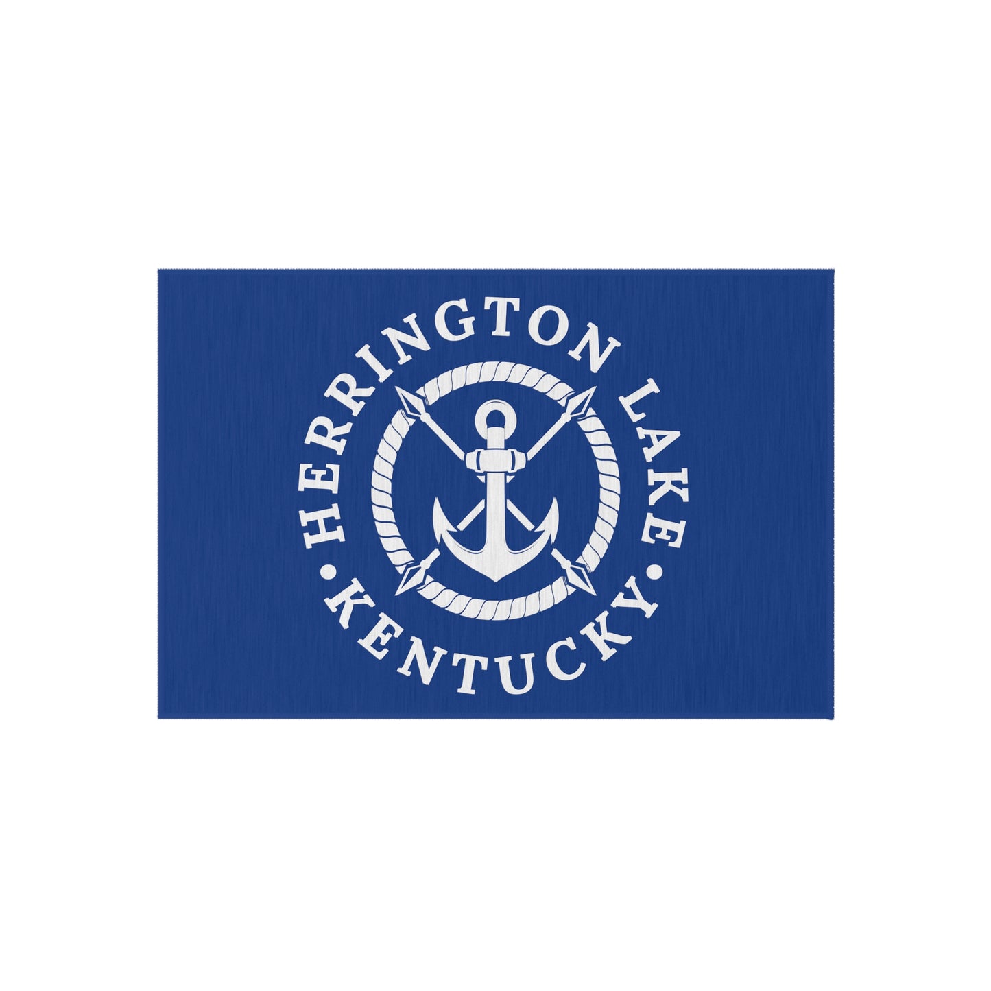 Herrington Lake Nautical Collection Outdoor Rug - Blue