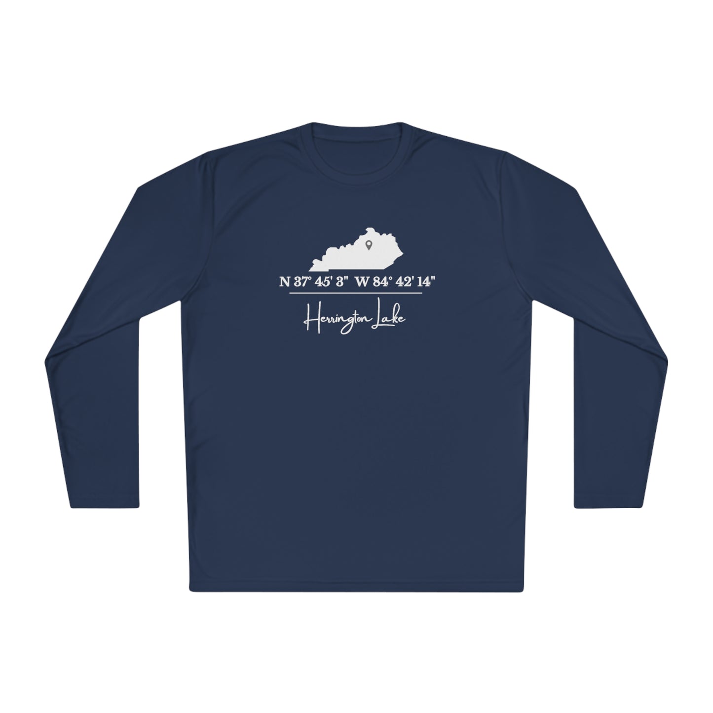 Herrington Lake Coordinates Unisex Lightweight 40 UPF Activewear Long Sleeve Tee