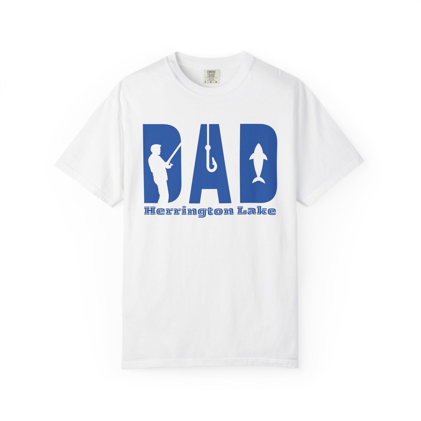 "Dad's Best Fishin Shirt" Premium Garment-Dyed Comfort Colors TShirt