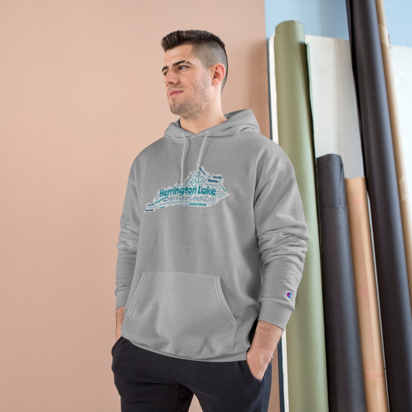 Champion™ Herrington Lake Kentucky WordCloud Hoodie