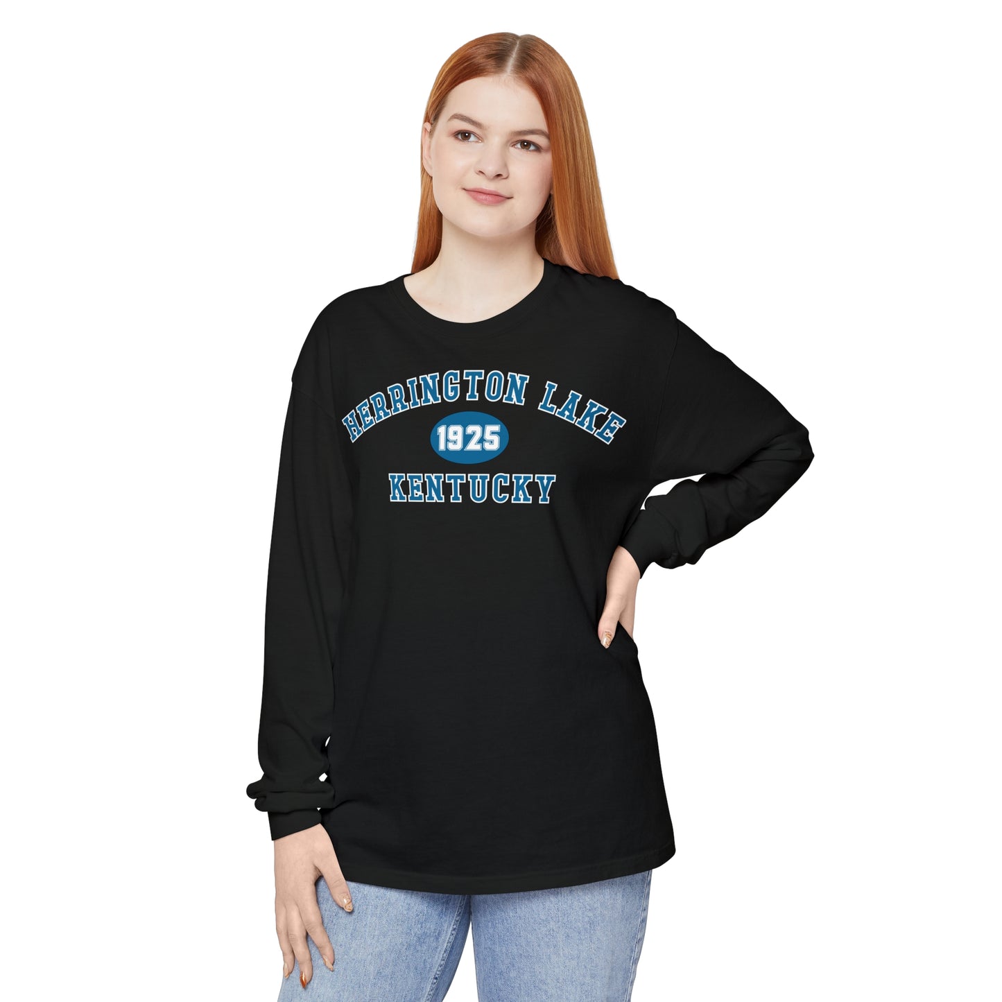Herrington Lake "Back To School" Collegiate Collection Garment-Dyed Premium Comfort Colors™ Long Sleeve T-Shirt