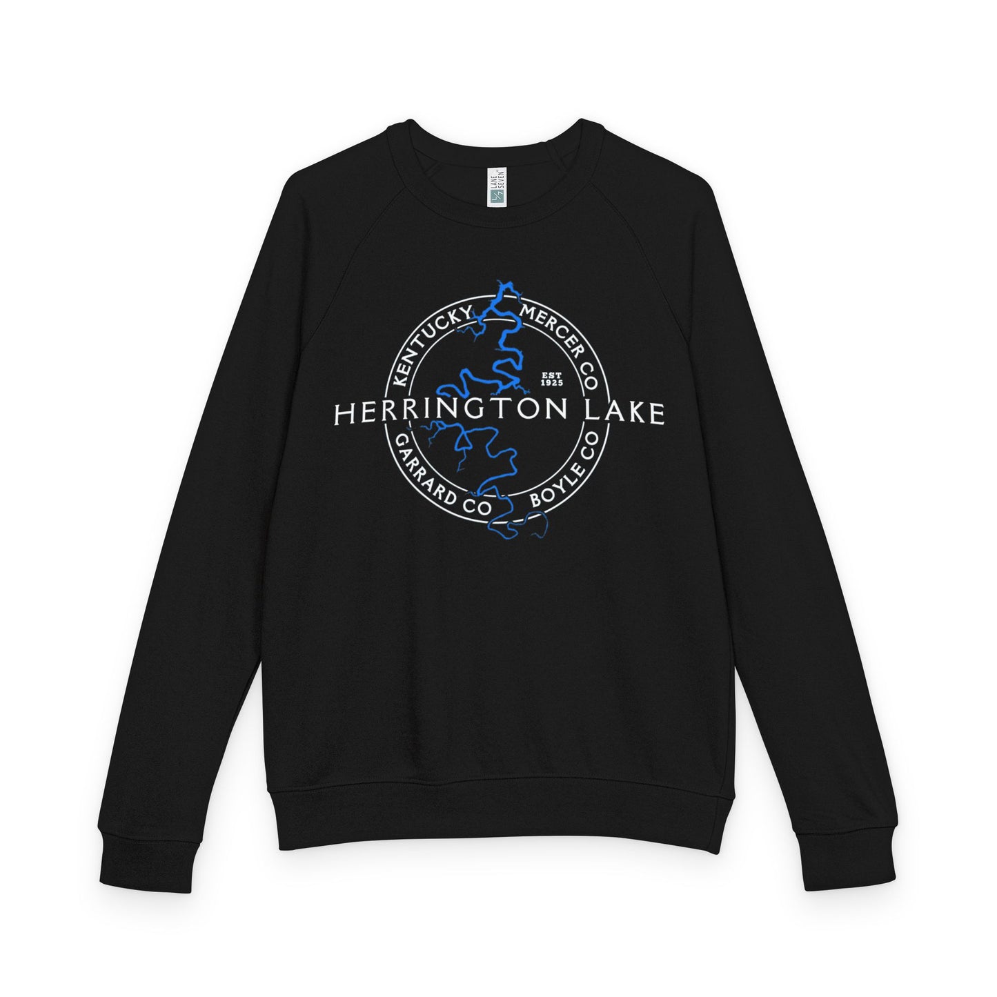 The "Classic" Herrington Lake and County Unisex French Terry Raglan Crewneck