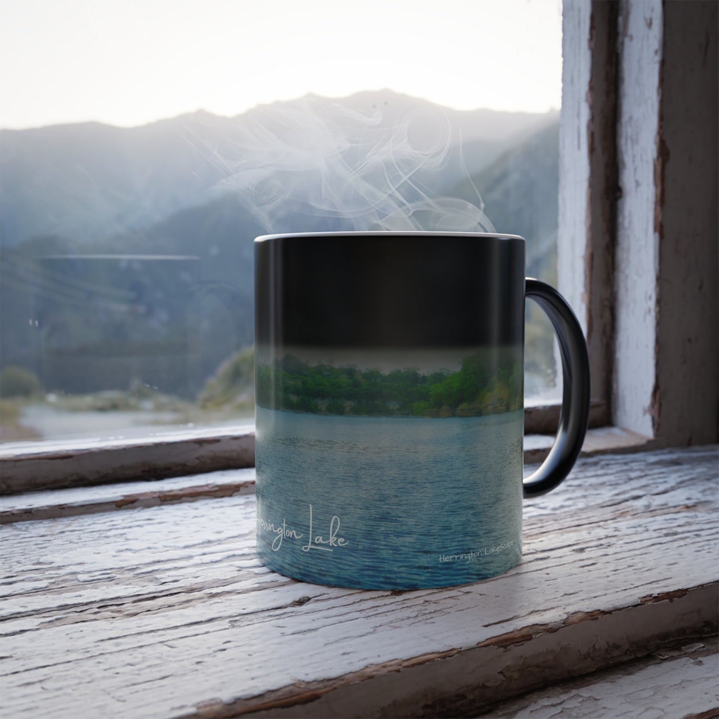 "Herrington LakeScape-1" Color Morphing Mug, 11oz