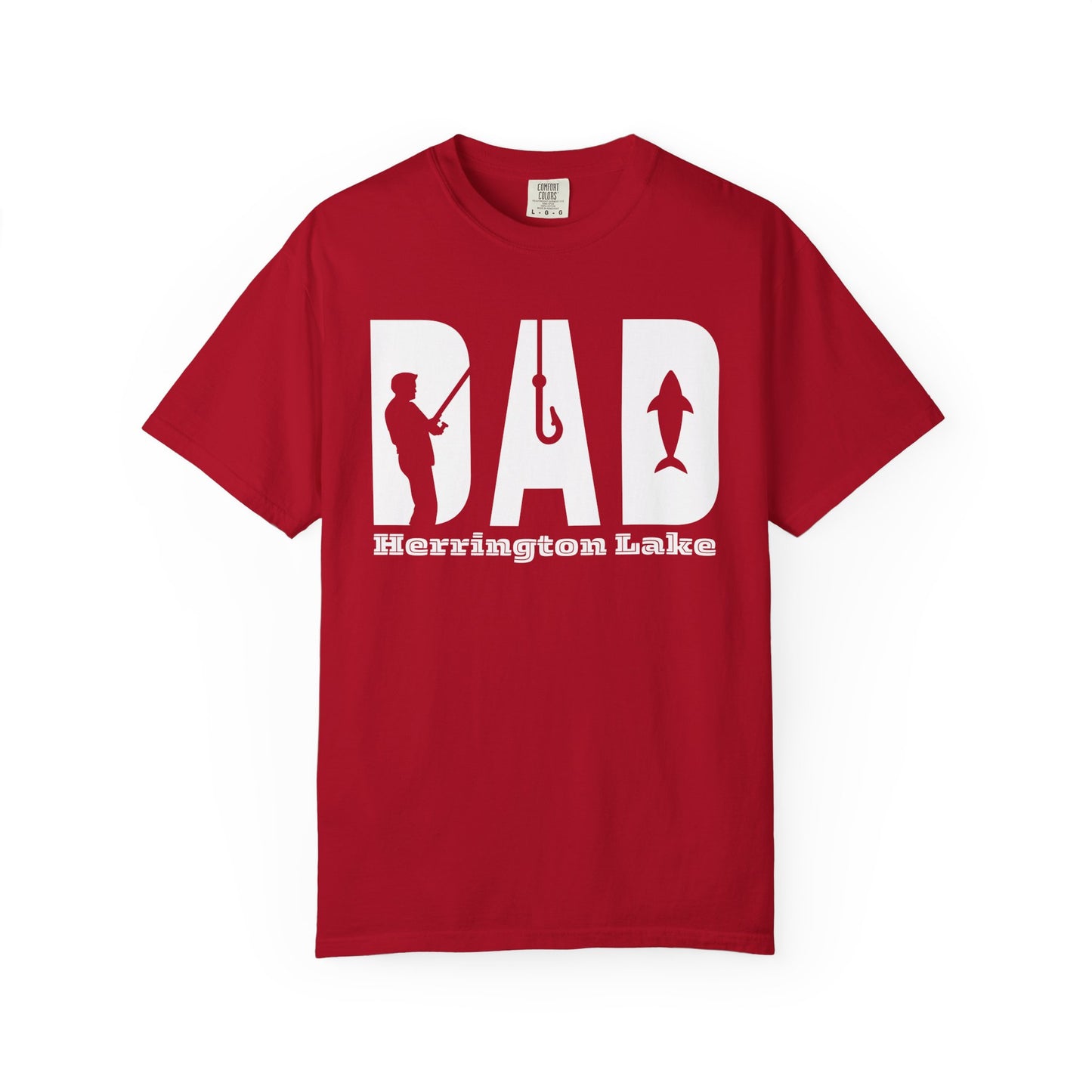 "Dad's Best Fishin Shirt" Premium Garment-Dyed Comfort Colors TShirt