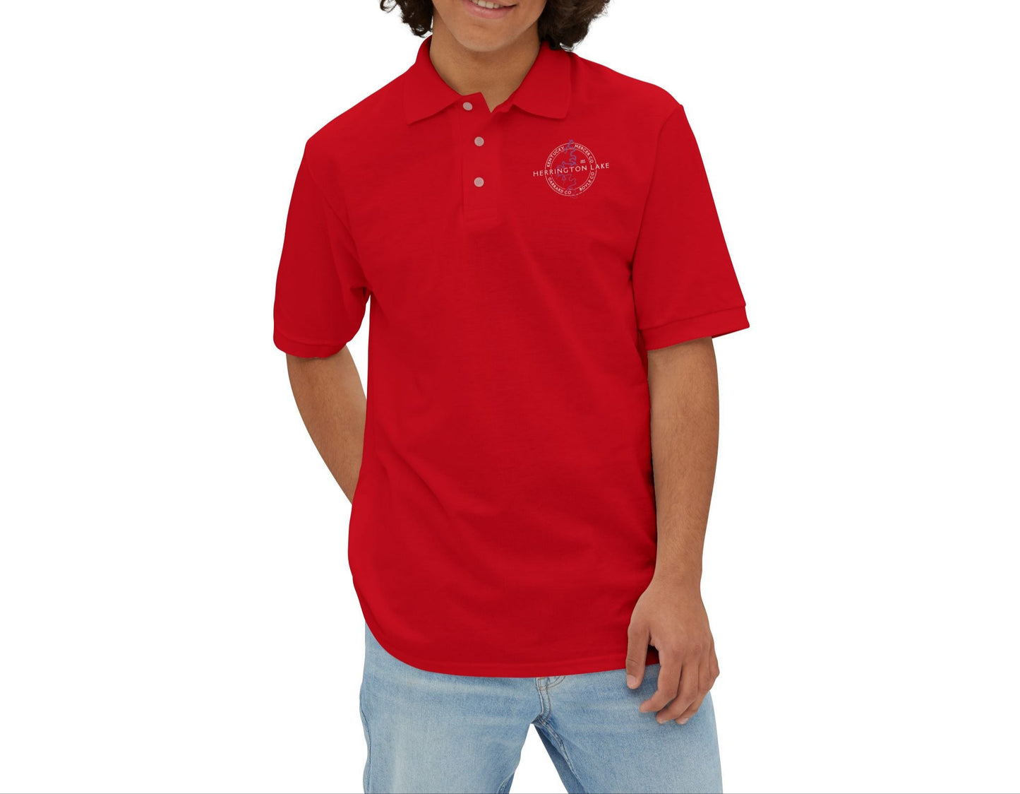 The "Classic" Herrington Lake and County Men's Piqué Polo