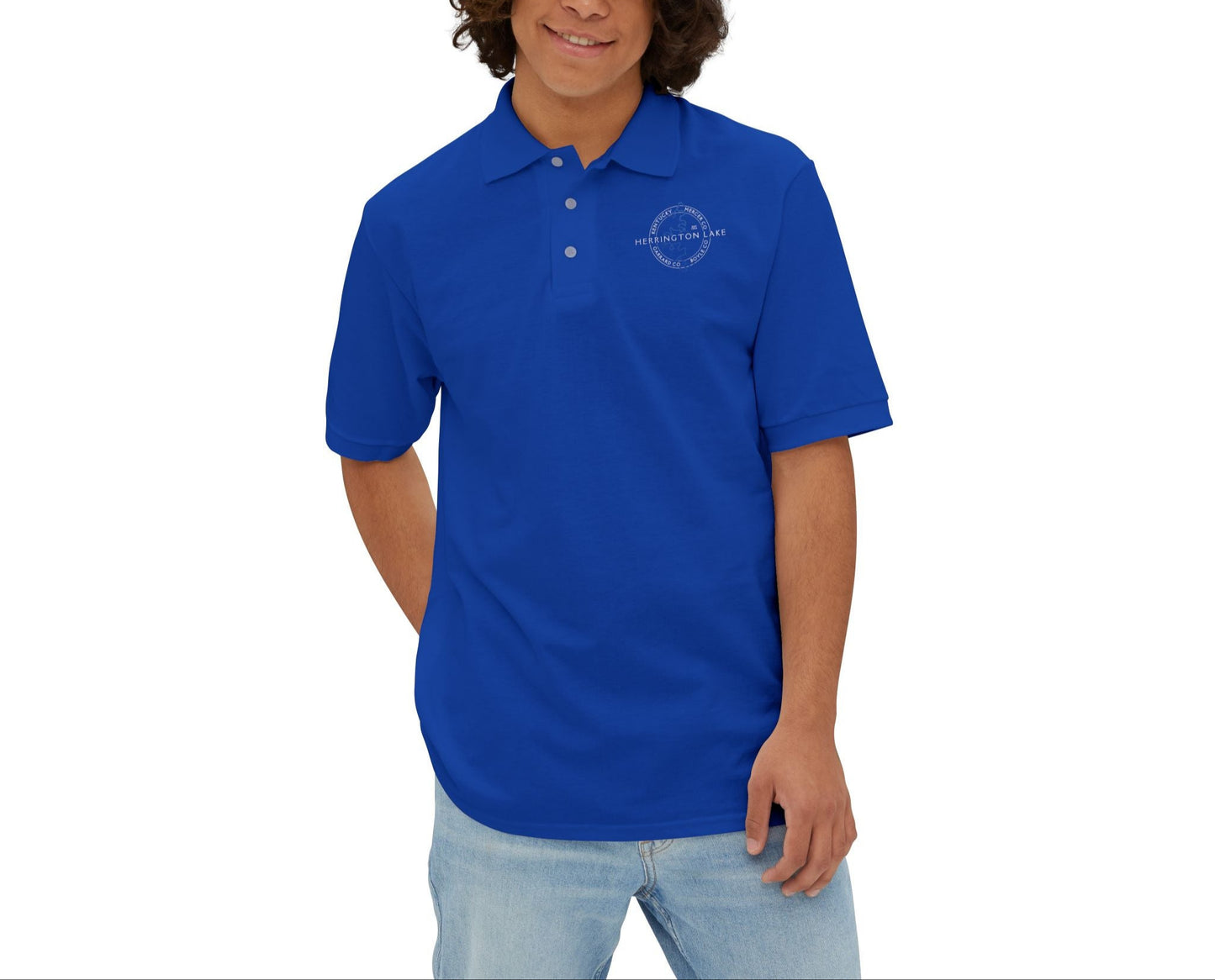 The "Classic" Herrington Lake and County Men's Piqué Polo