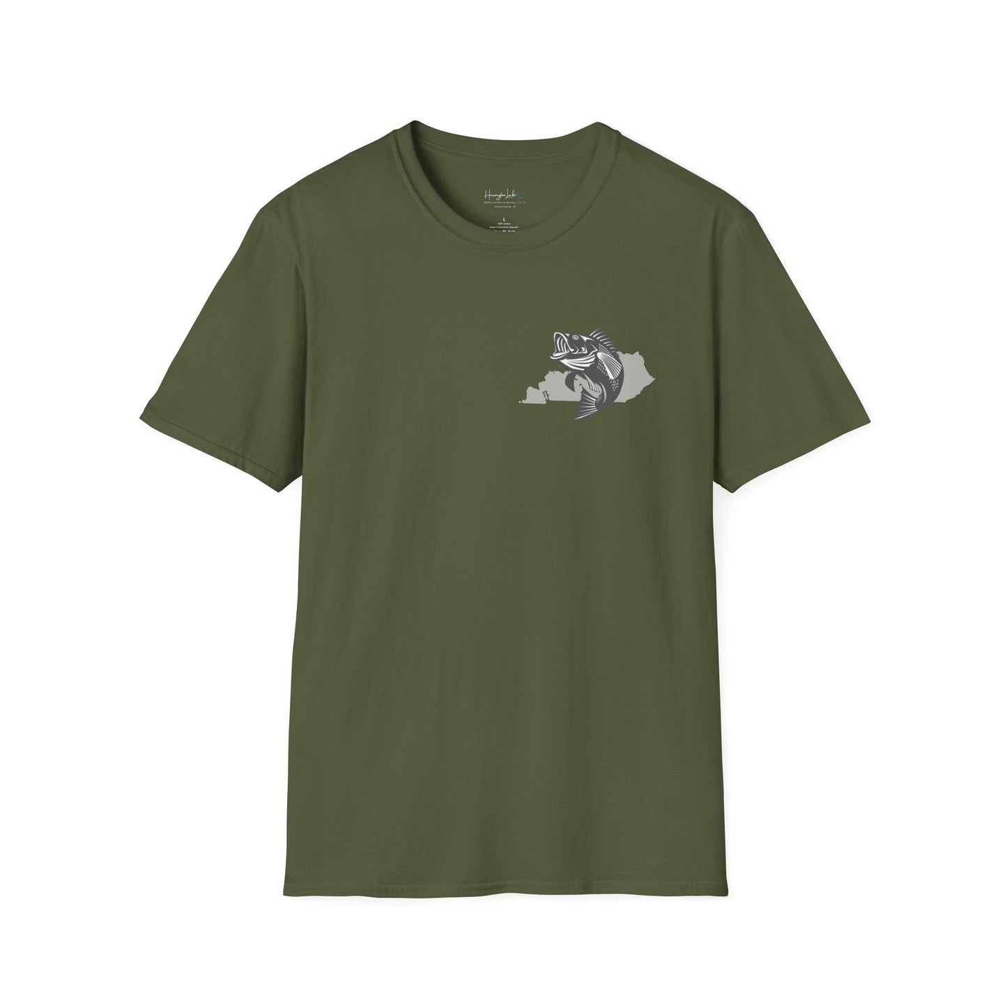 HLKY Bass Club Soft Ringspun Cotton Double-Sided Tee
