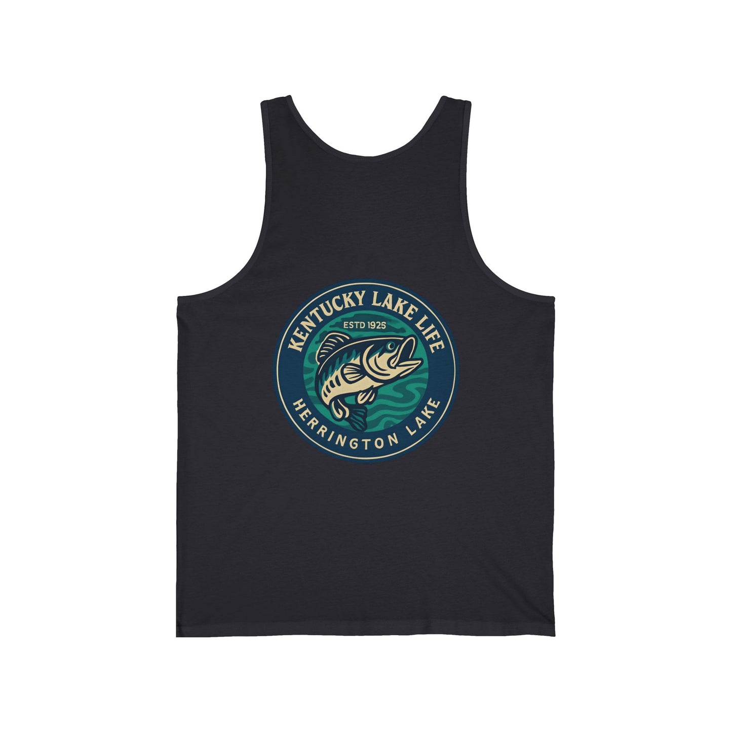 Herrington Lake Heritage Double-Side Printed Unisex Jersey Knit Cotton Tank