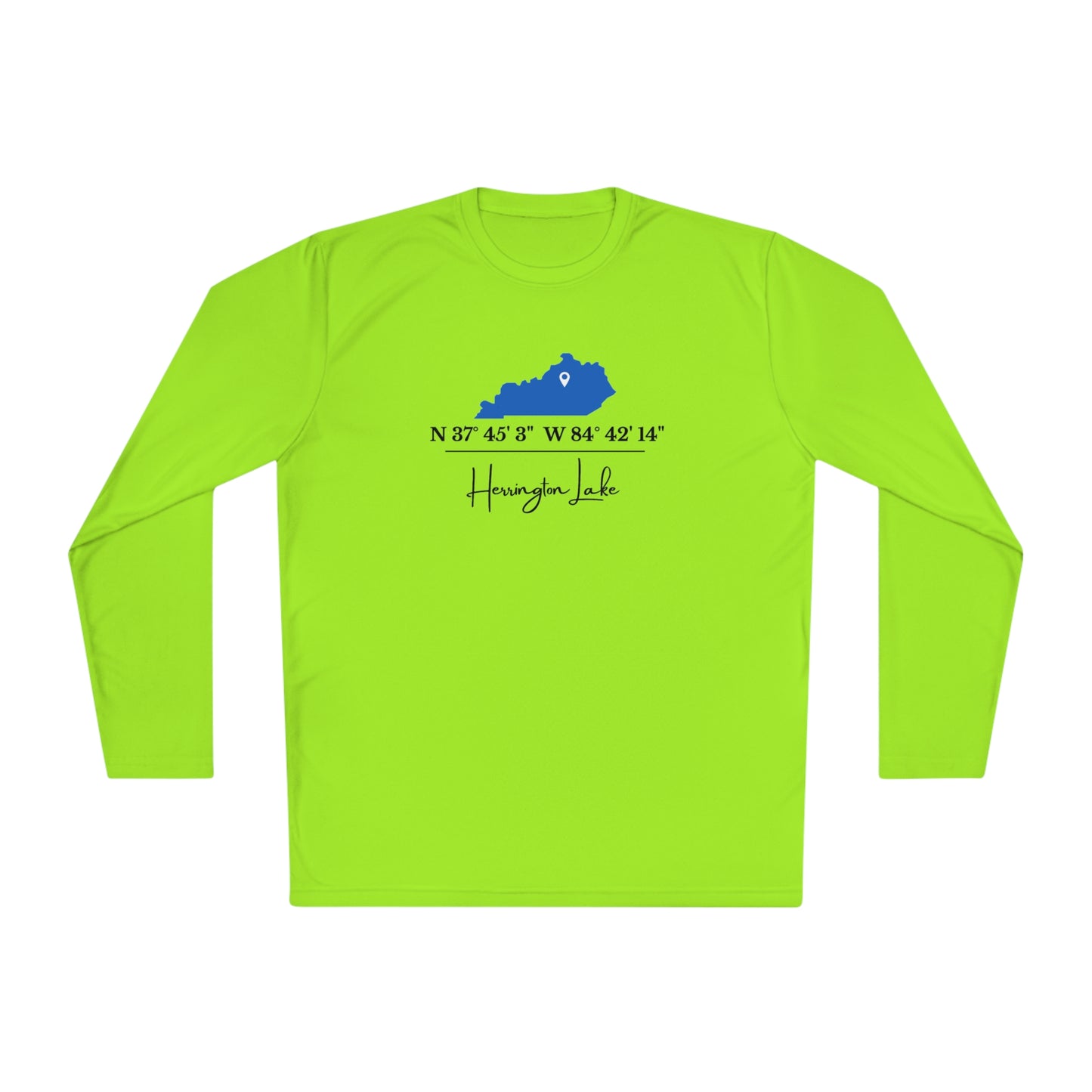 Herrington Lake Coordinates Unisex Lightweight 40 UPF Activewear Long Sleeve Tee