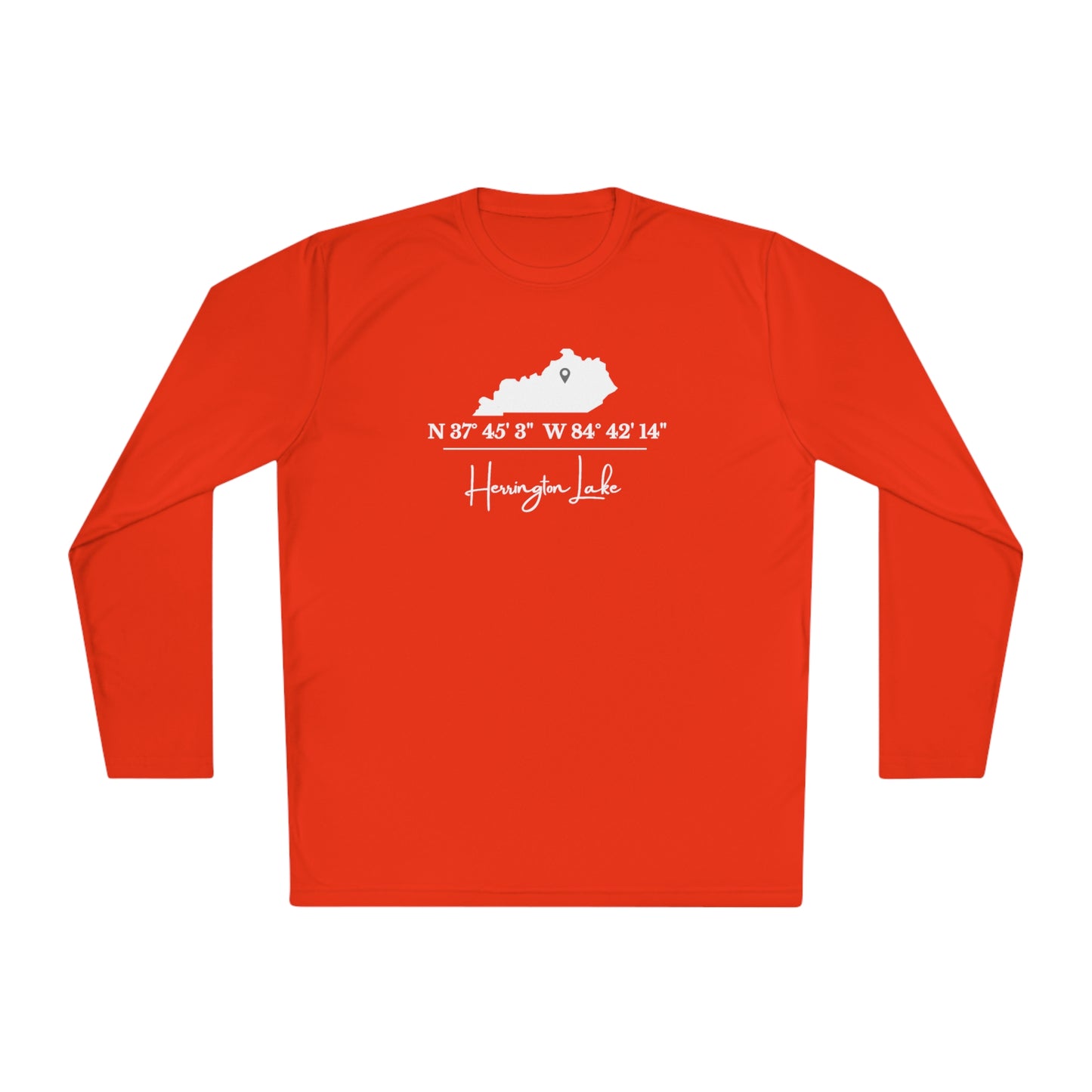 Herrington Lake Coordinates Unisex Lightweight 40 UPF Activewear Long Sleeve Tee