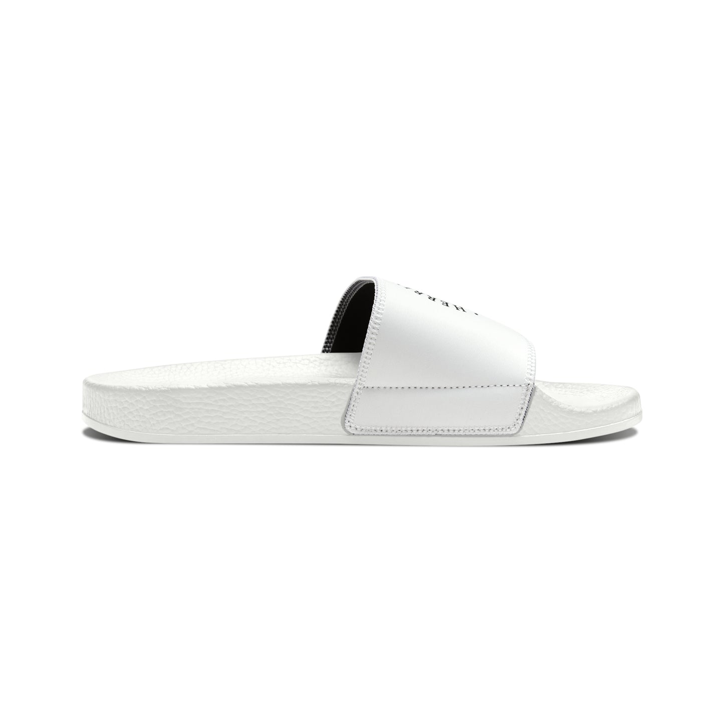 Women's HLKY Blue Anchor Slide Sandals, White
