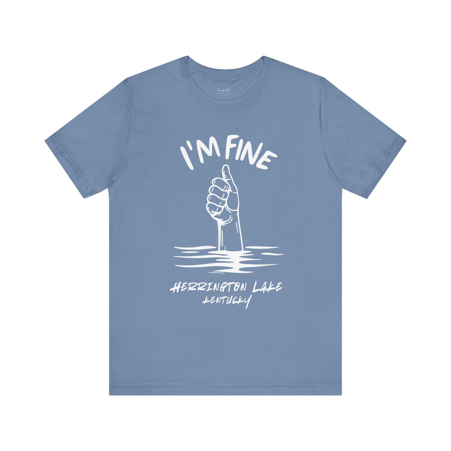 "I'm FINE!" Iconica Collection Jersey Knit Cotton Tee (Includes HLCL Donation)
