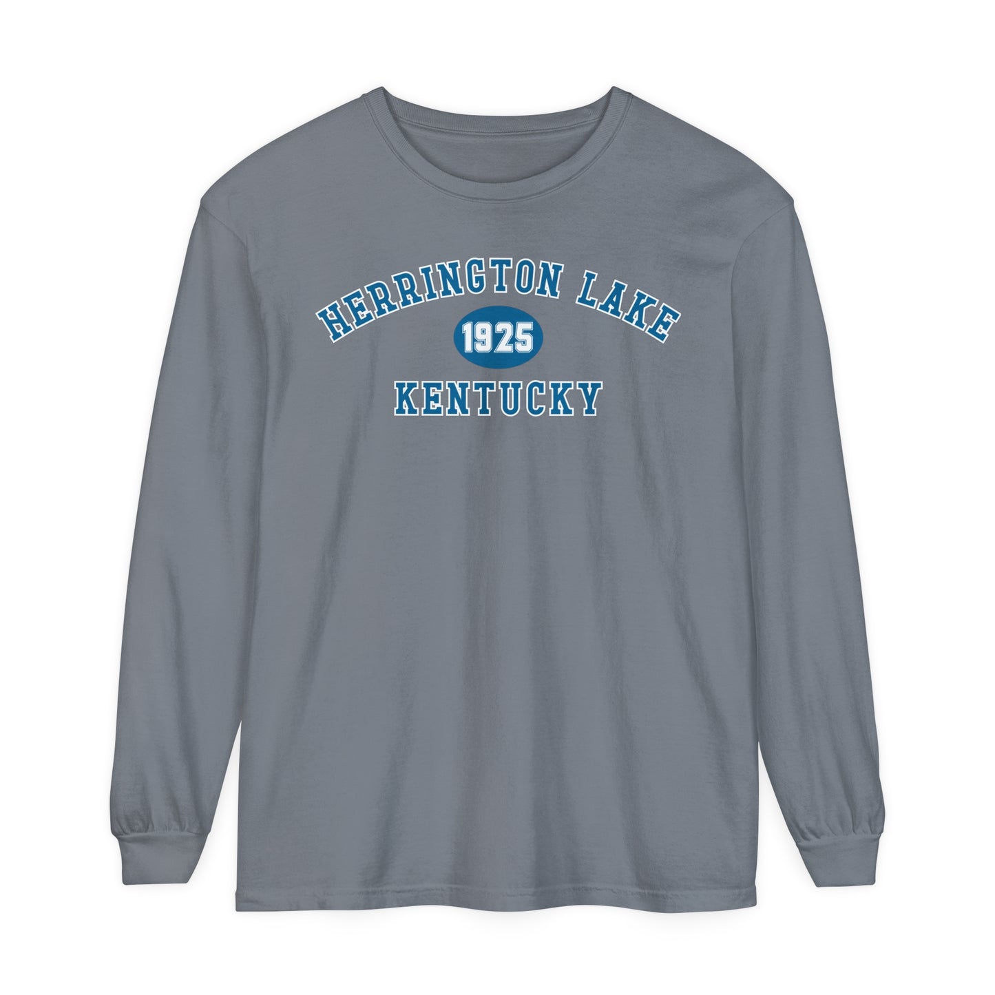 Herrington Lake Spring Pastel Collegiate Collection Garment-Dyed Premium Comfort Colors™ Long Sleeve T-Shirt